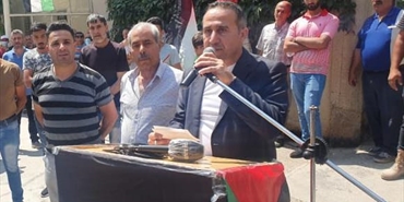 اللجان الشعبية الفلسطينية تنظِّم اعتصامًا أمام مكتب "الأونروا" في تعلبايا البقاع 