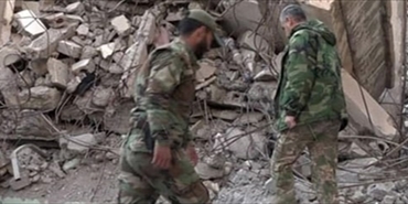 صواريخ مضادة للطائرات في وكر لإرهابيي (داعش) في احدي المحافظات السوريه 