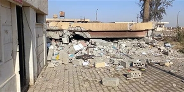 توقف الاشتباكات يكشف هول الدمار الذي خلفته الطائرات الأمريكية في الحسكة السورية