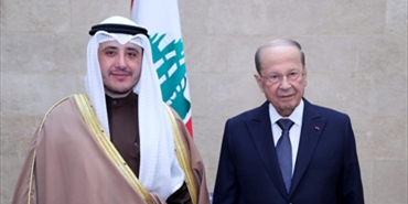 وزير الخارجية الكويتي يسلم لبنان لائحة بمقترحات خليجية لتحسين العلاقات