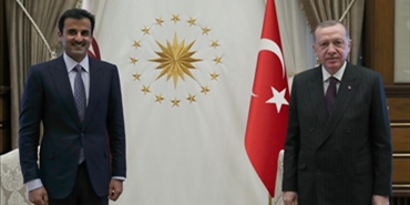 أمير قطر يعرب عن شكره للرئيس التركي على حسن الاستقبال