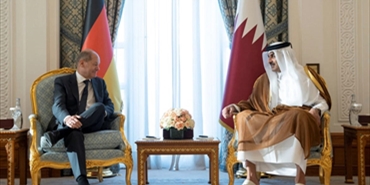 المستشار الألماني يلتقي أمير قطر وحديث عن تعزيز التعاون المشترك