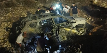 العدو الصهيوني يستهدف سياره مدنيه فى بلدة  غدماثا.      .