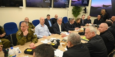 خلافات بين اعضاء مجلس الحرب الاسرائيلي حول كيفية الرد على ايران