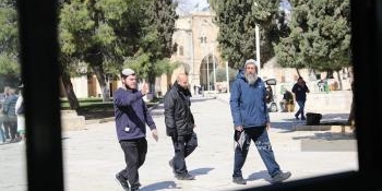 بالصور.   القدس،عشرات المستوطنين  يقتحمون  المسجد  الاقصي، من باب المغاربه